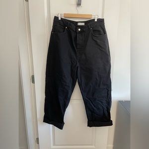 Topshop one black boyfriend jeans